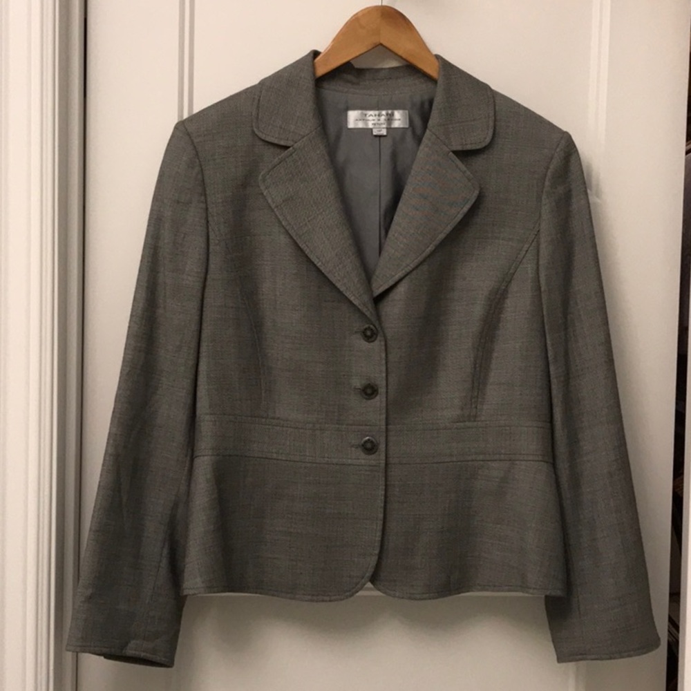 Gray Tahari blazer